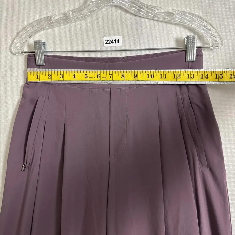 Athleta Purple Wide-Leg Track Pants - Picture 11 of 13